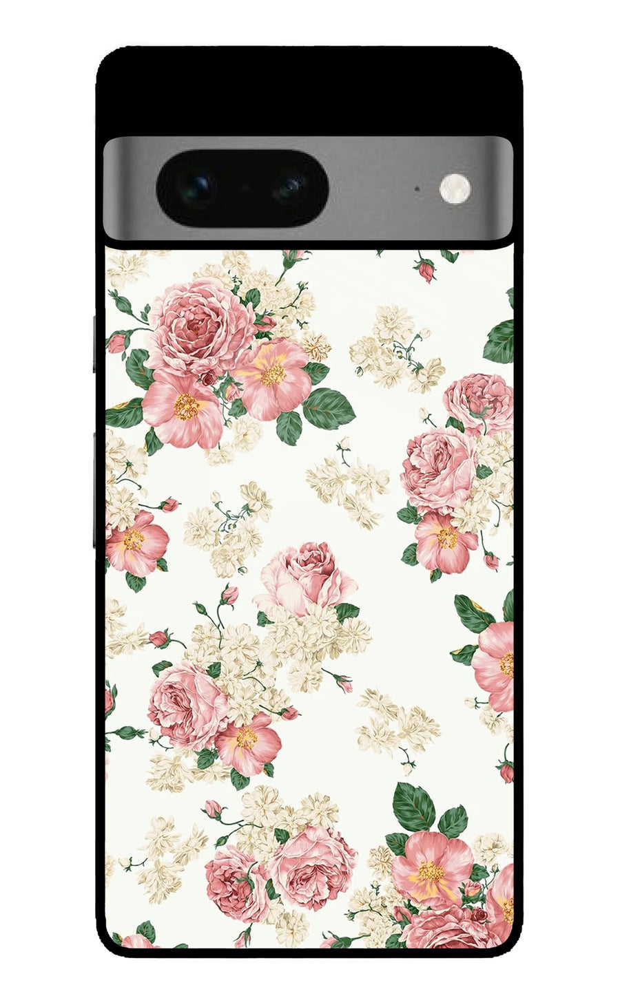 Flowers Google Pixel 7 Back Cover, Metal case