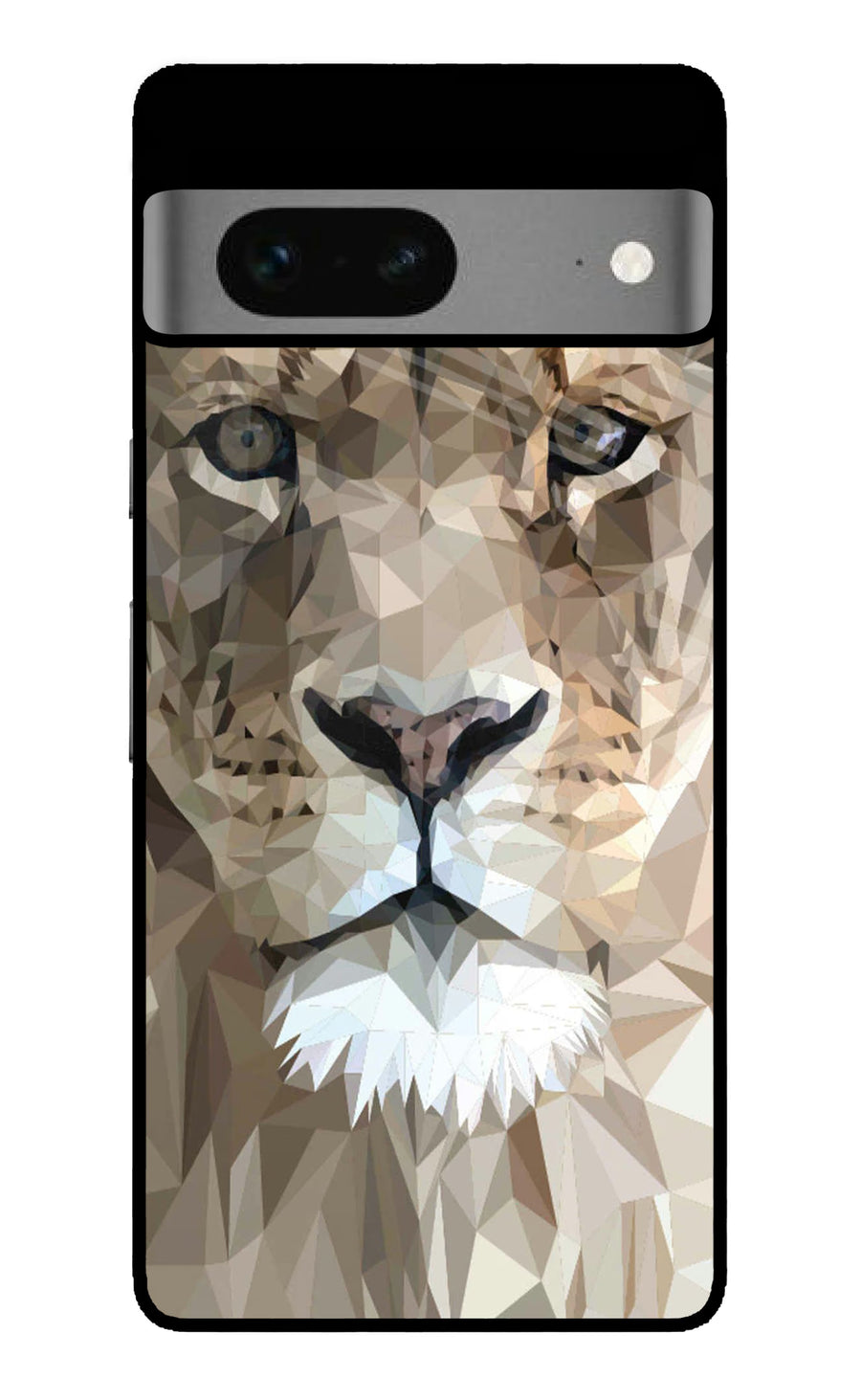 Lion Art Google Pixel 7 Back Cover, Metal case