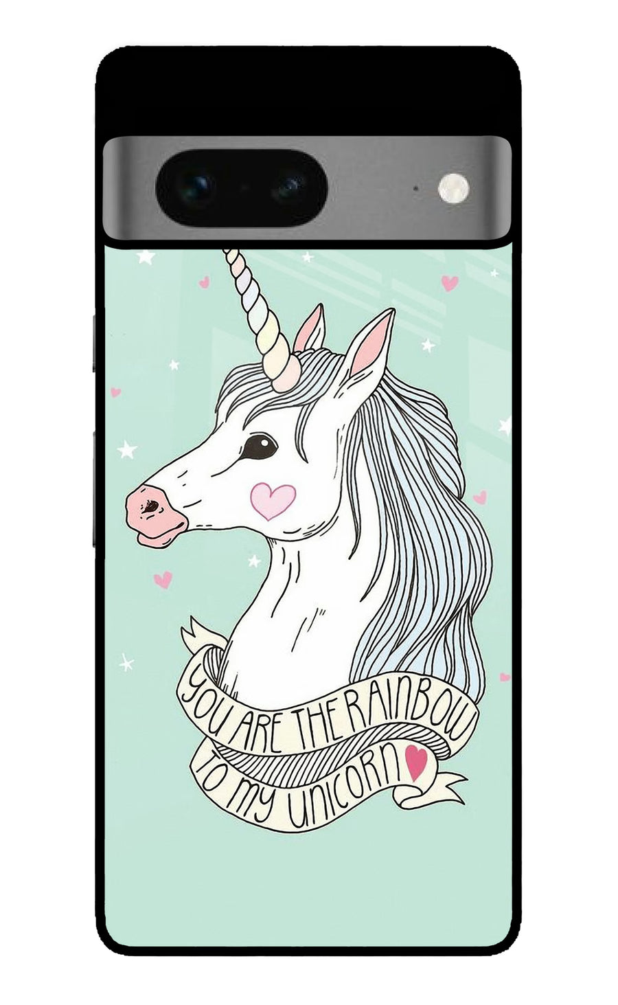 Unicorn Wallpaper Google Pixel 7 Back Cover, Metal case
