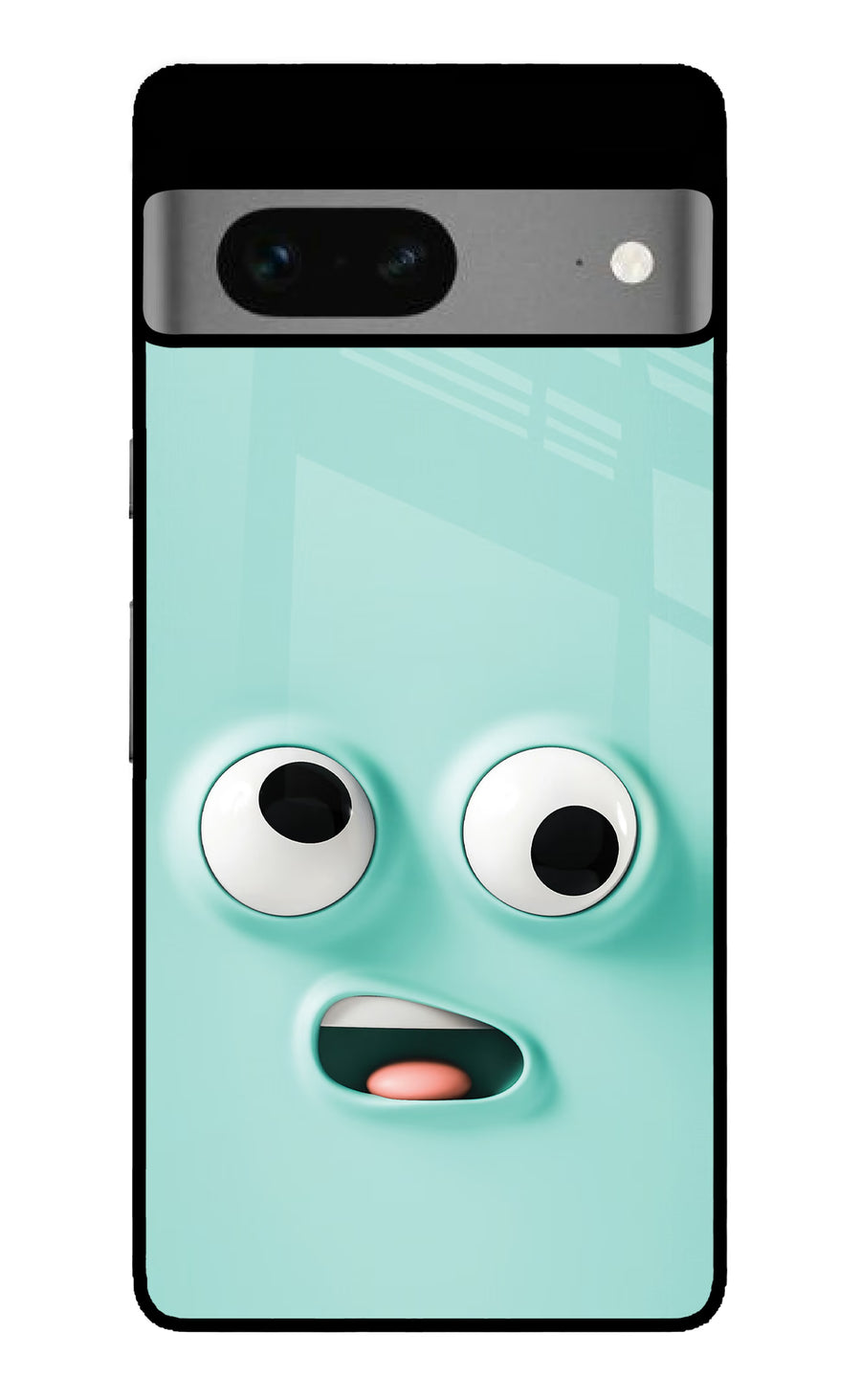 Funny Cartoon Google Pixel 7 Back Cover, Metal case