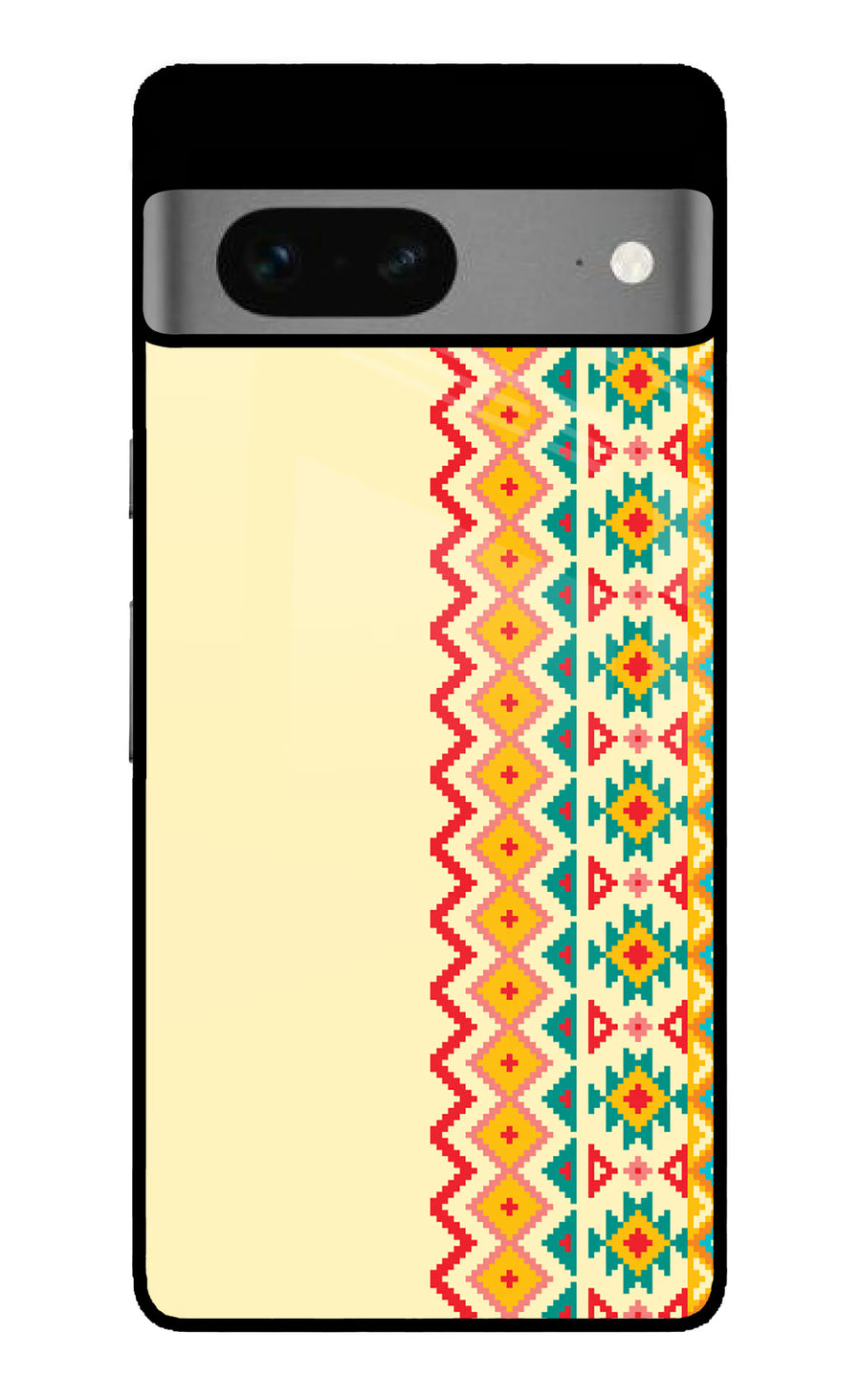 Ethnic Seamless Google Pixel 7 Back Cover, Metal case