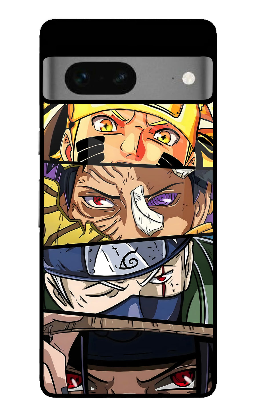 Naruto Character Google Pixel 7 Back Cover, Metal case