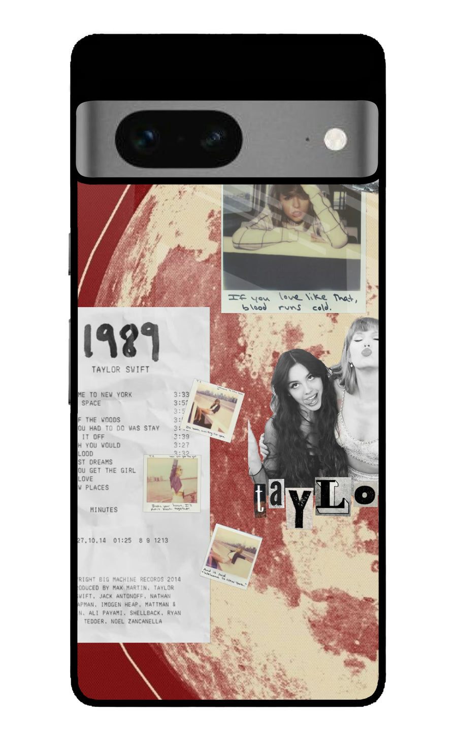 Taylor Swift Google Pixel 7 Back Cover, Metal case