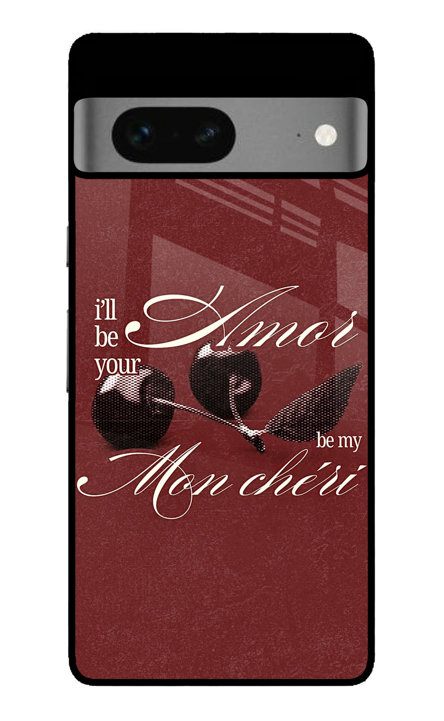 Velvet Cherry Google Pixel 7 Back Cover, Metal case