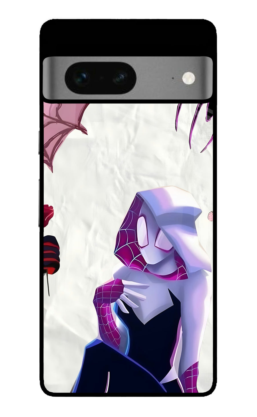 Gwen Verse Google Pixel 7 Back Cover, Metal case