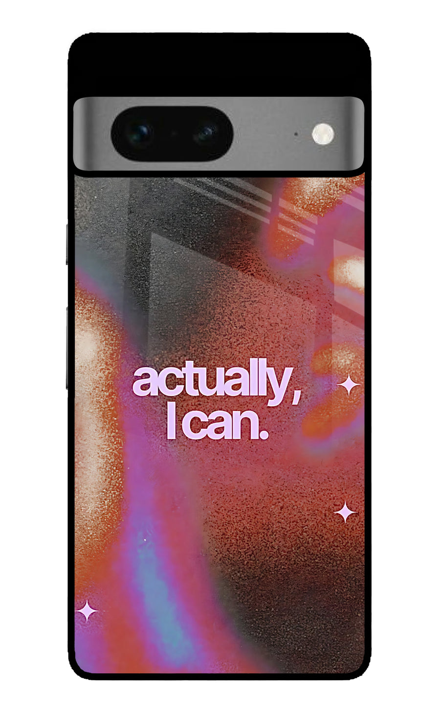Pink Aura Google Pixel 7 Back Cover, Metal case