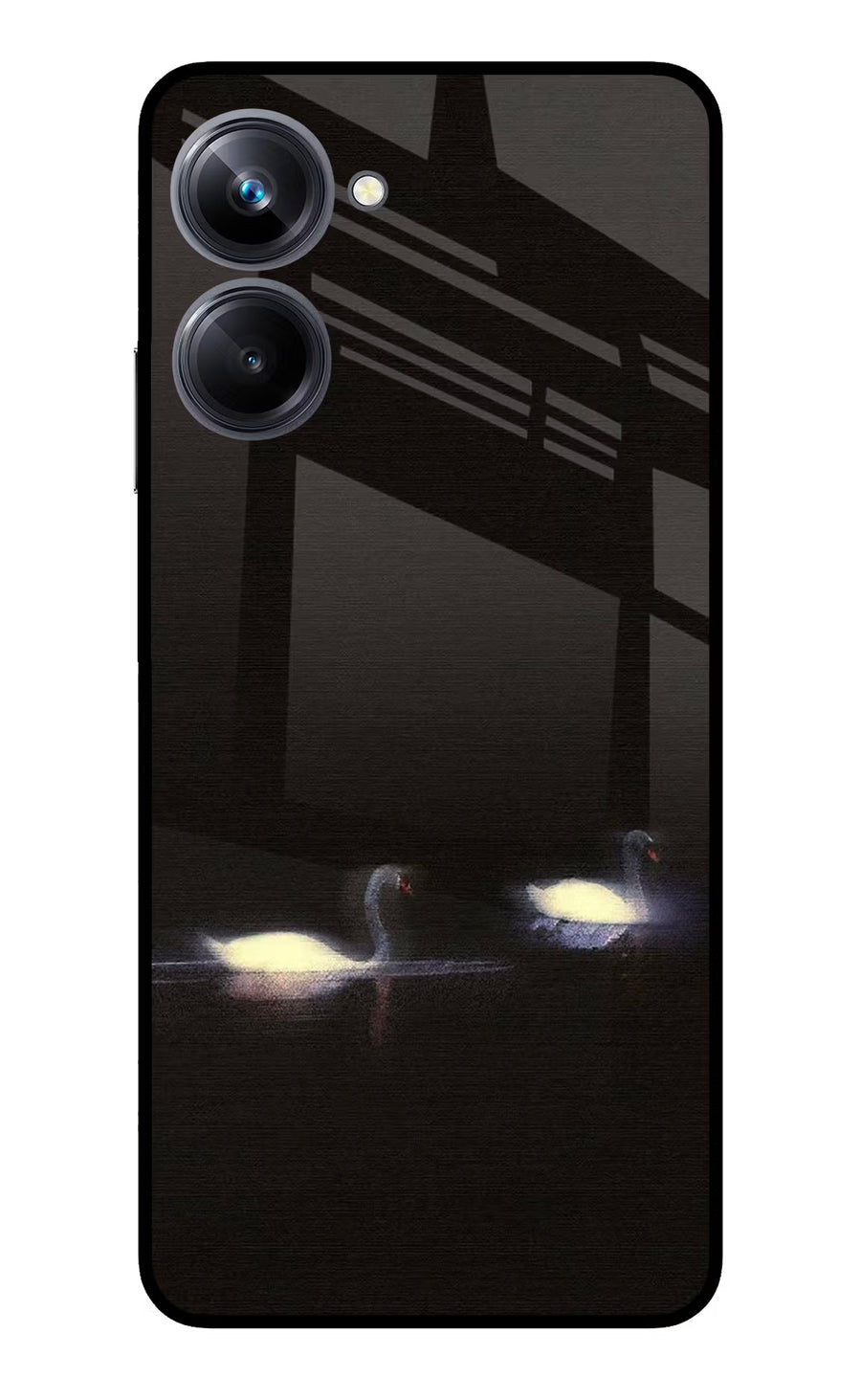 Silent Swans Realme 10 Pro 5G Back Cover, Metal case