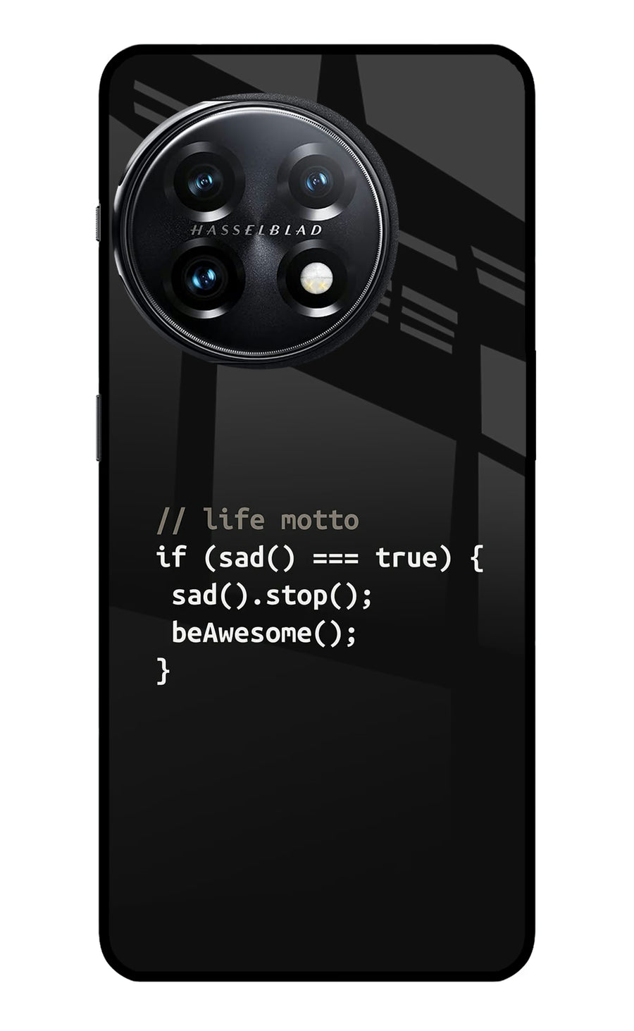 Life Motto Code OnePlus 11 5G Back Cover, Metal case