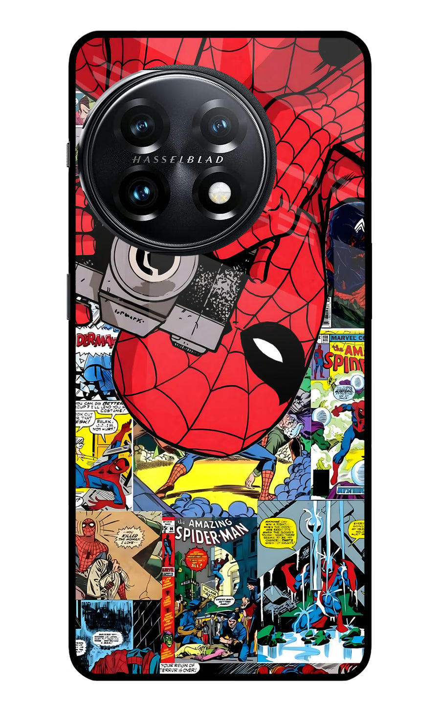 Spider Man OnePlus 11 5G Back Cover, Metal case