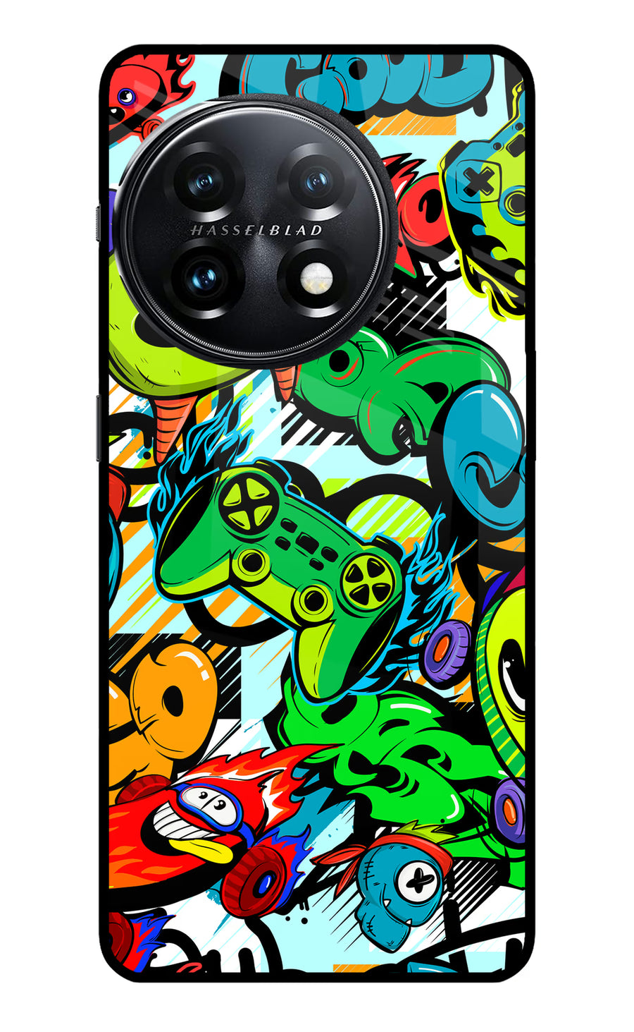 Game Doodle OnePlus 11 5G Back Cover, Metal case