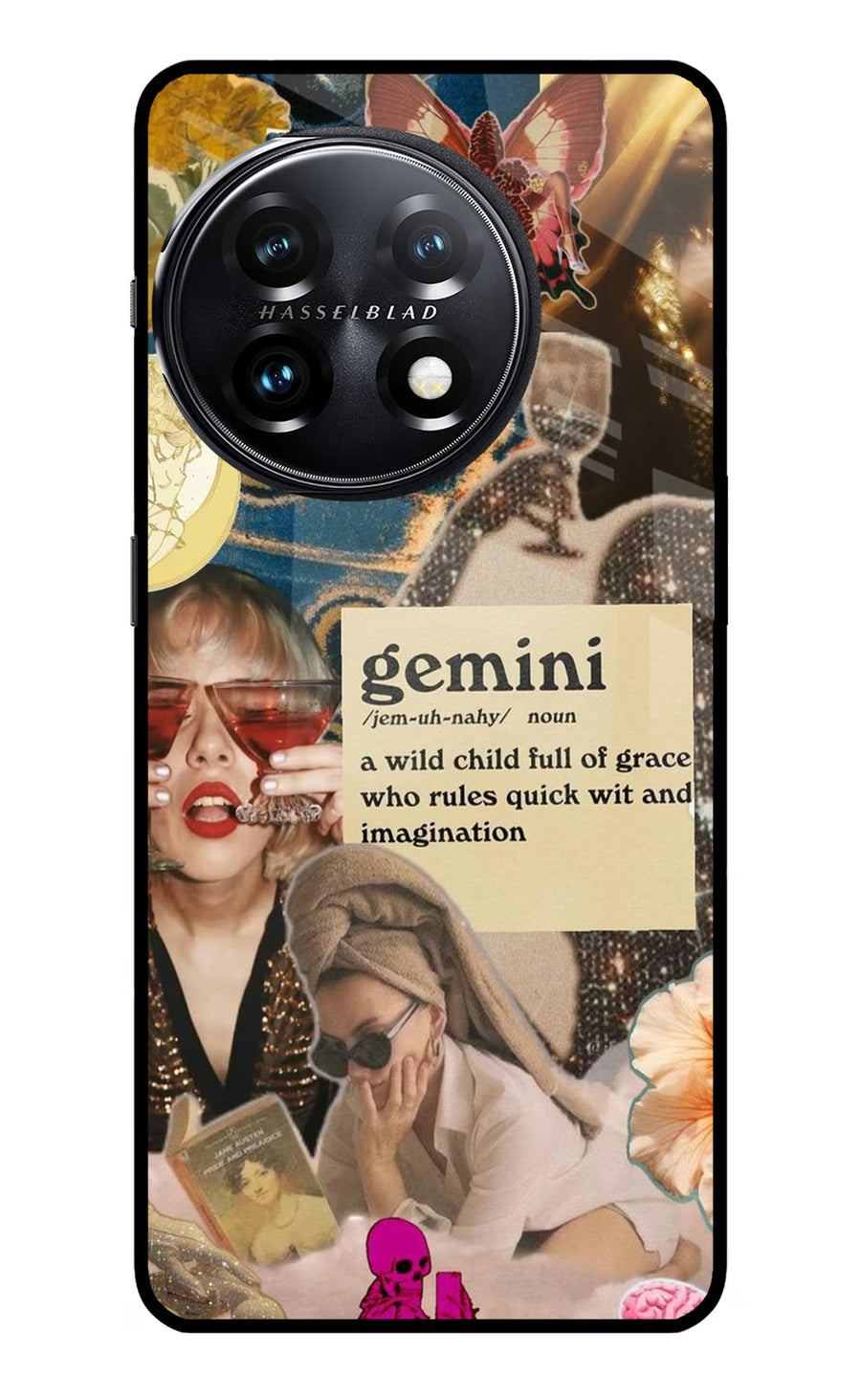Gemini Zodiac OnePlus 11 5G Back Cover, Metal case
