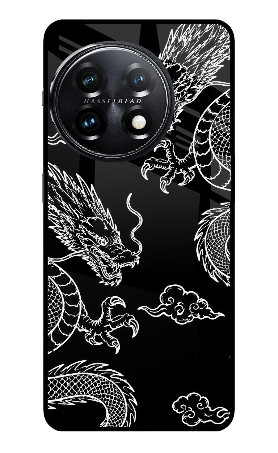 Twin Dragons OnePlus 11 5G Back Cover, Metal case