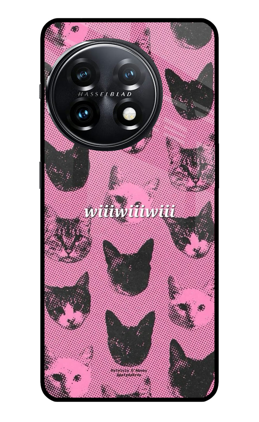 Pink Cats OnePlus 11 5G Back Cover, Metal case