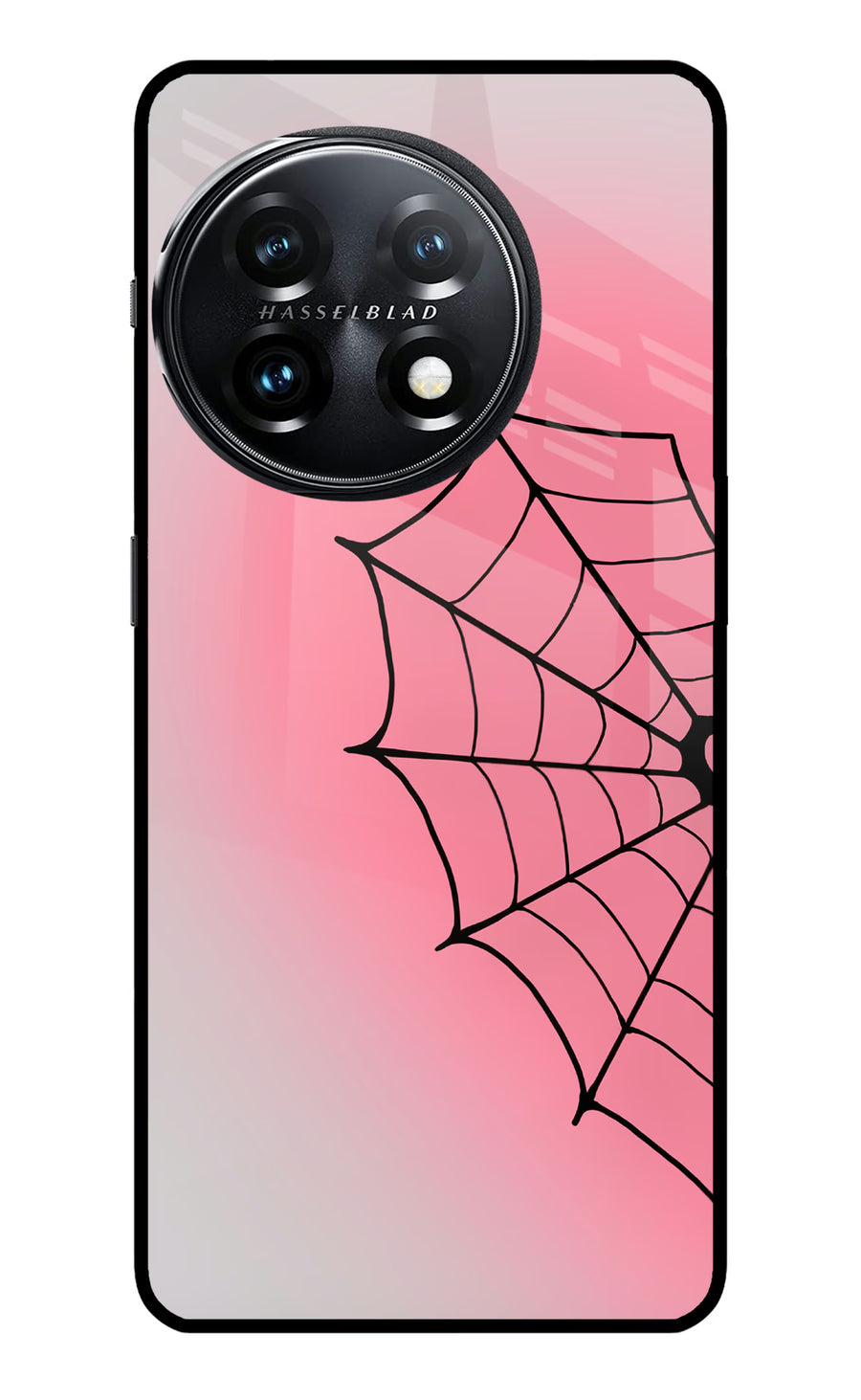 Pink Web OnePlus 11 5G Back Cover, Metal case