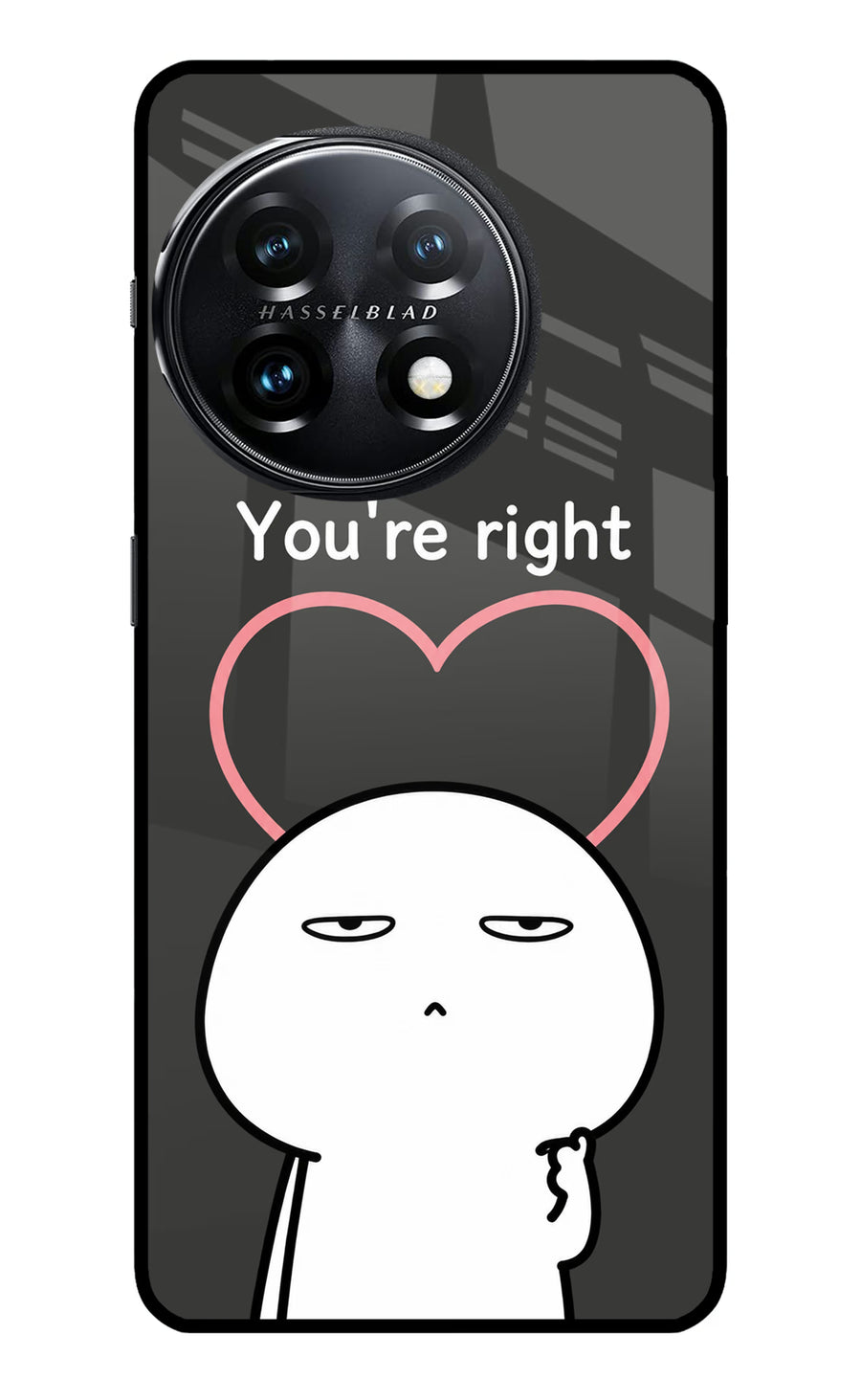 You're Right OnePlus 11 5G Back Cover, Metal case