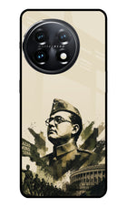 Netaji Rising OnePlus 11 5G Metal Case Back Cover by Casekaro