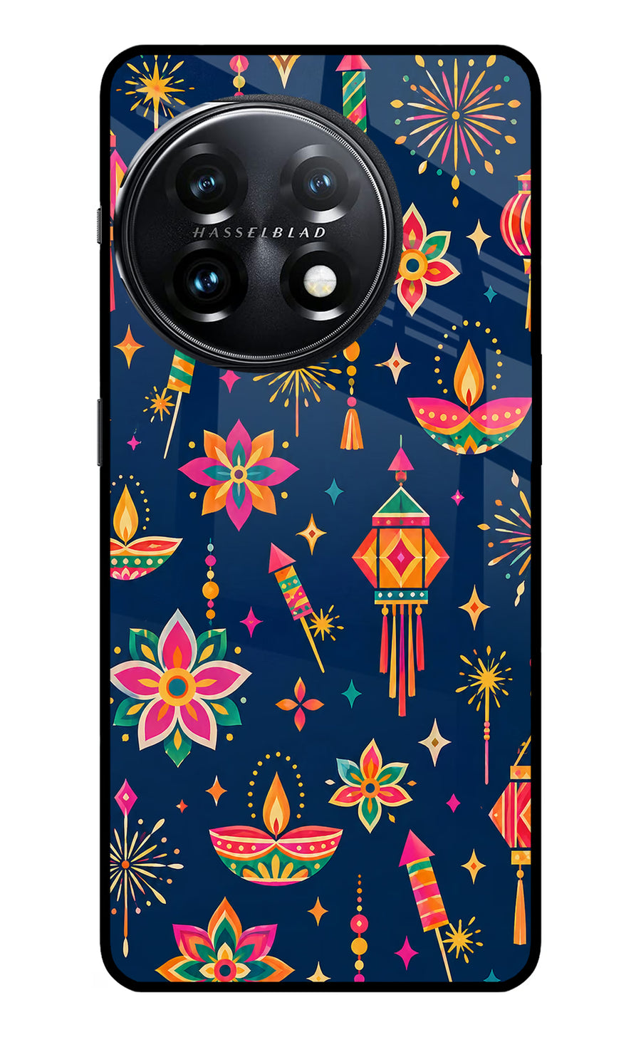 Festive Pop OnePlus 11 5G Back Cover, Metal case