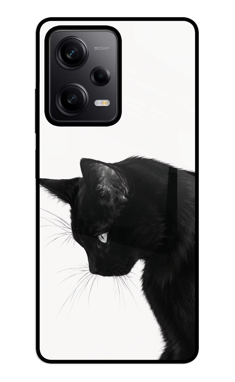 Shadow Gaze Redmi Note 12 5G Back Cover, Metal case