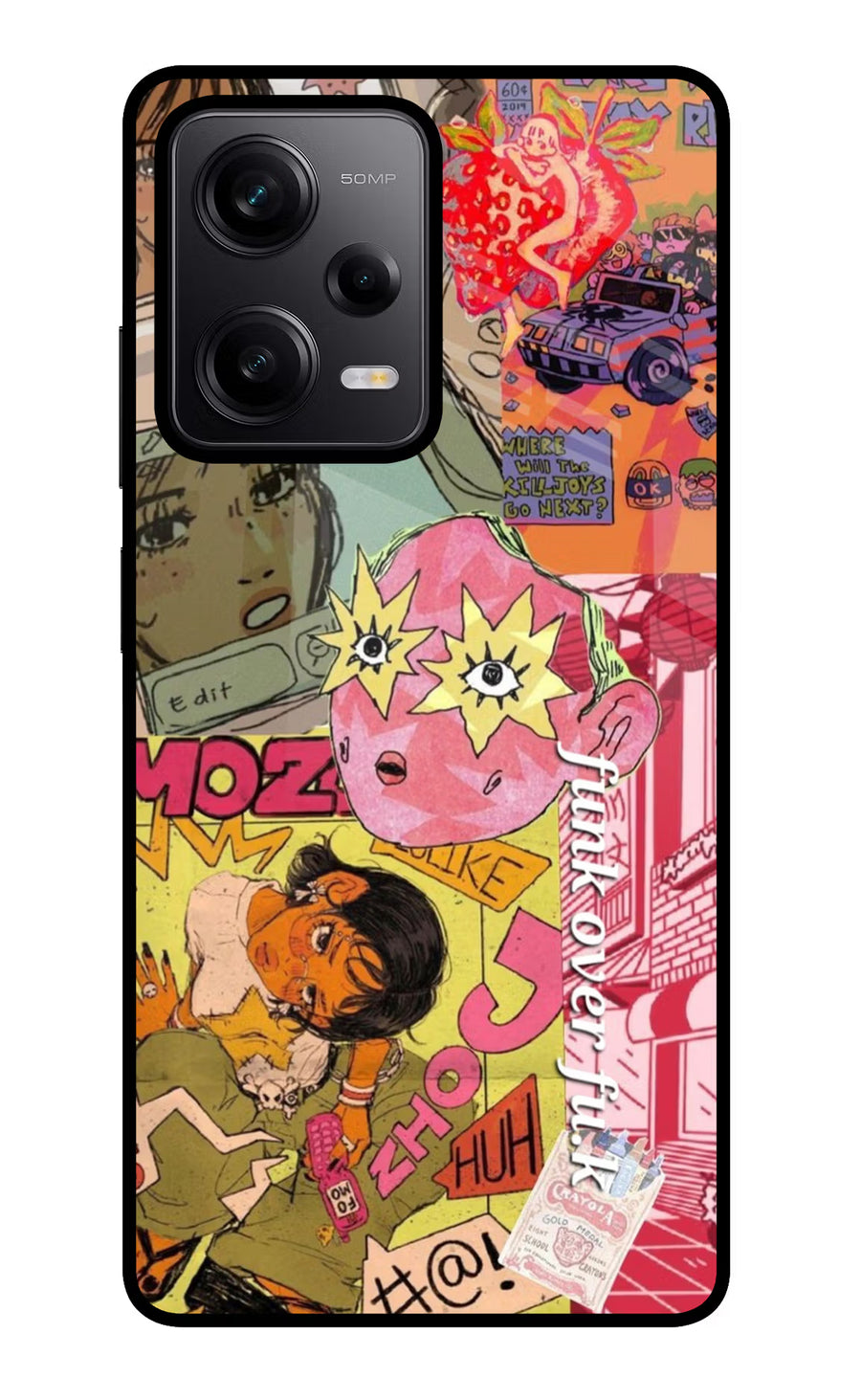 Funkover Redmi Note 12 Pro 5G Back Cover, Metal case