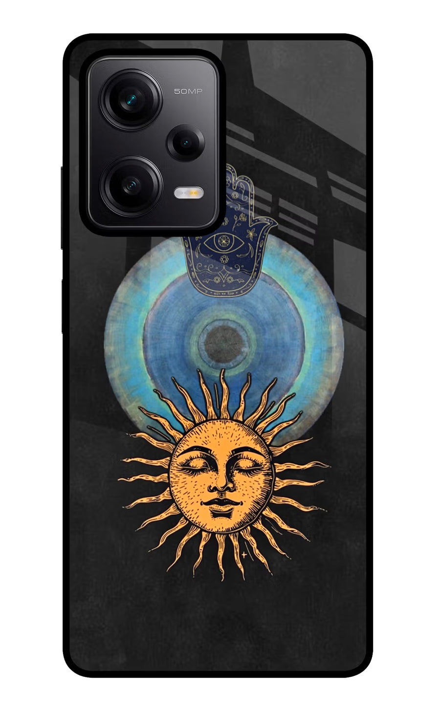Divine Sun Redmi Note 12 Pro 5G Back Cover, Metal case