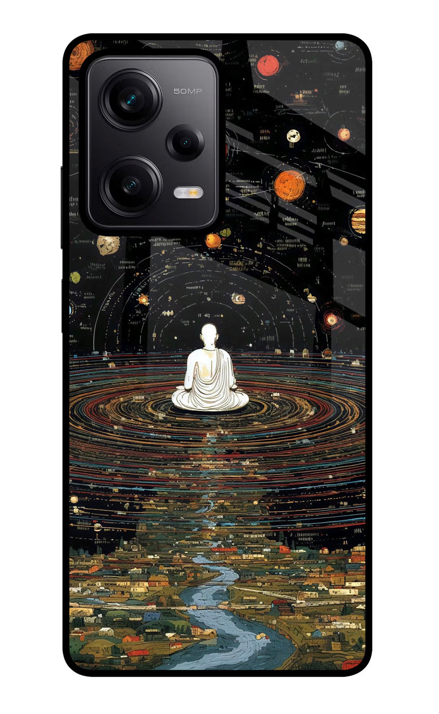 Space Monk Redmi Note 12 Pro 5G Back Cover, Metal case