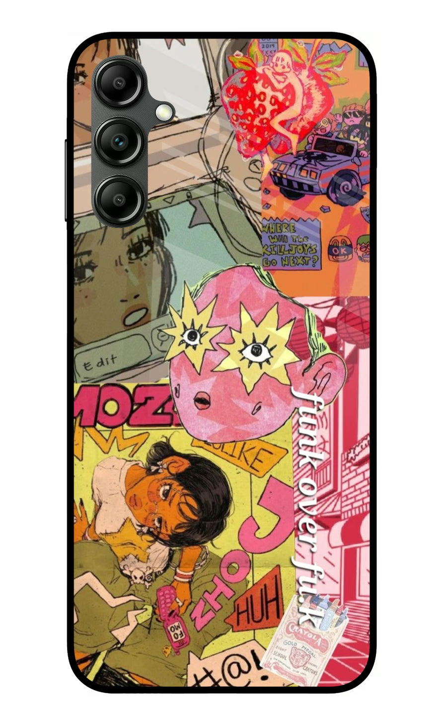 Funkover Samsung A14 5G Back Cover, Metal case