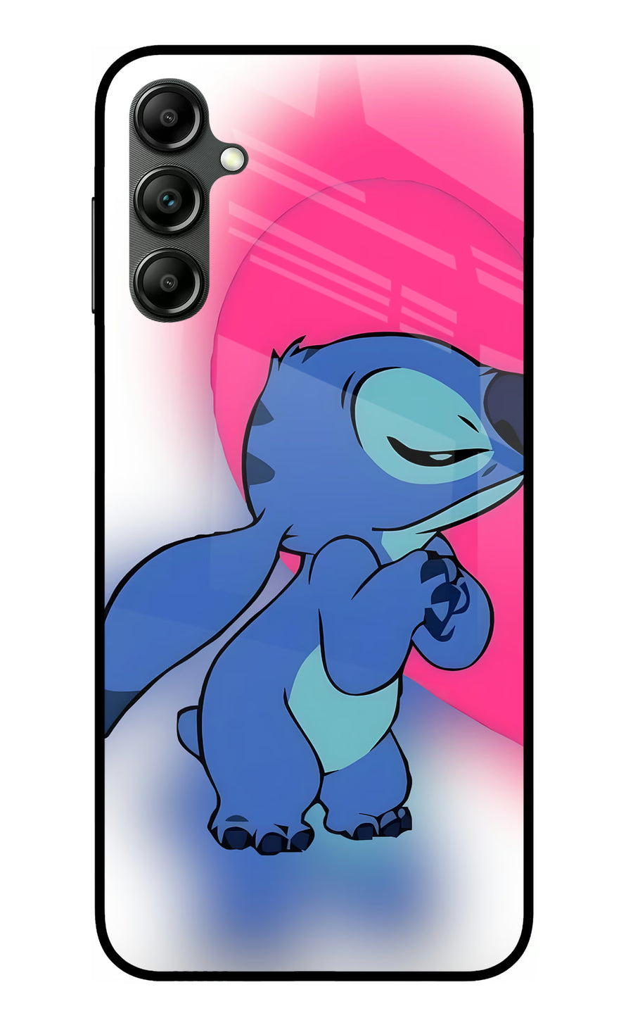 Stitch Hug Samsung A14 5G Back Cover, Metal case