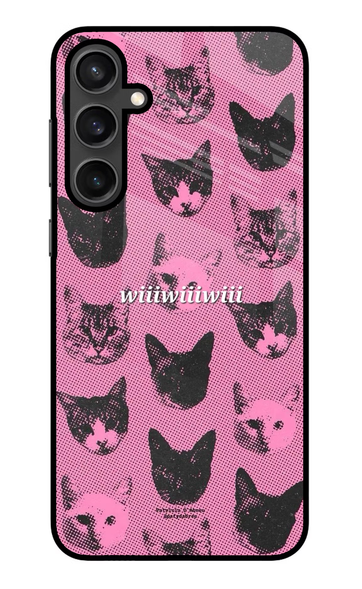 Pink Cats Samsung S23 Metal Case Back Cover by Casekaro