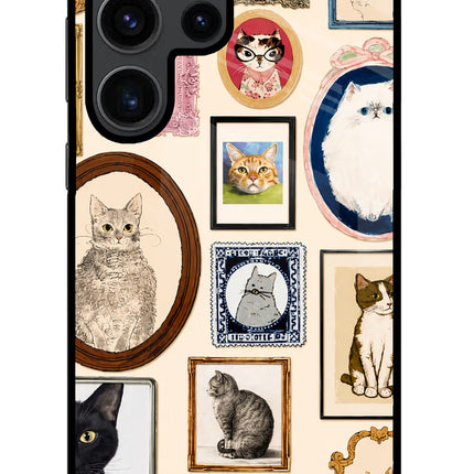 Mirror Cats Samsung S23 Ultra Metal Case Back Cover by Casekaro