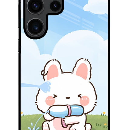 Bunny Treat Samsung S23 Ultra Metal Case Back Cover by Casekaro