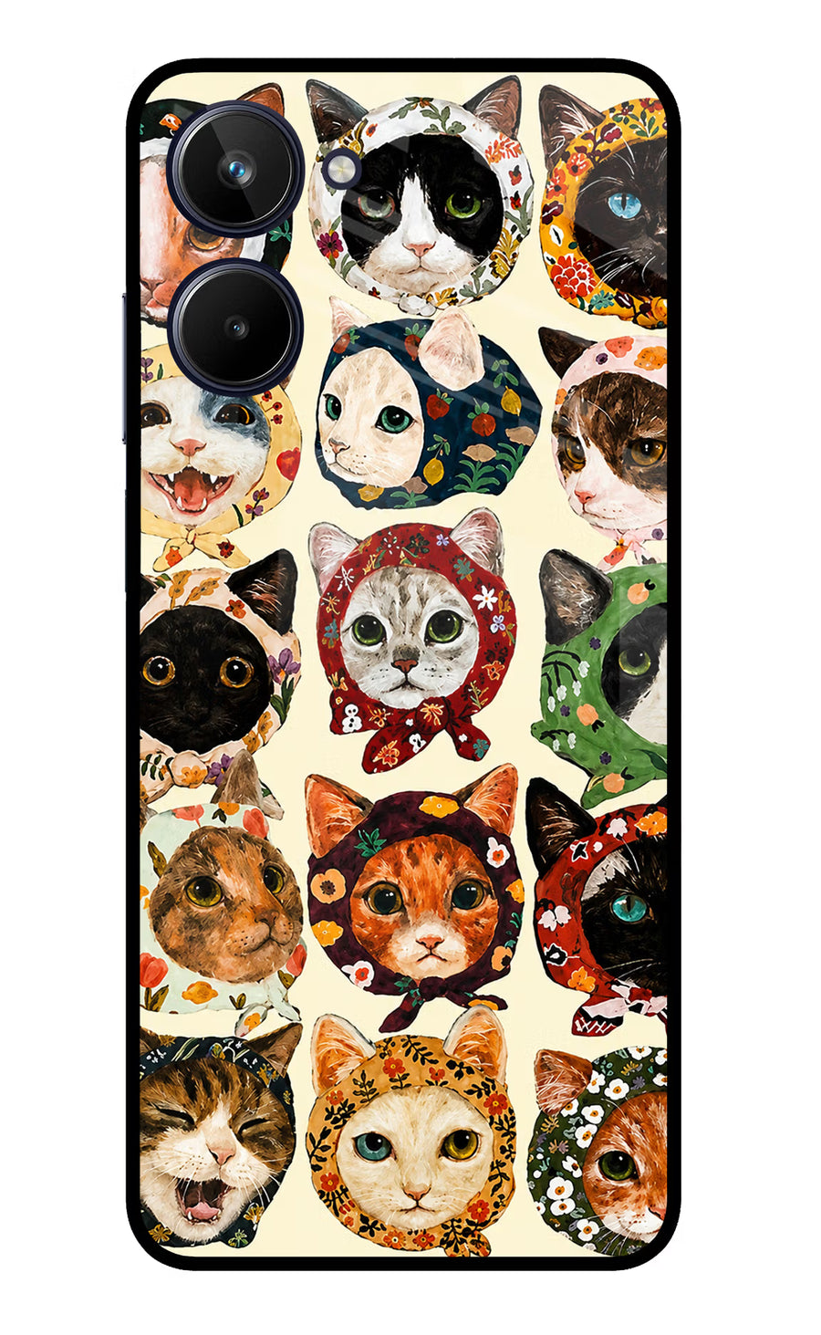 Cool Cat Realme 10 Back Cover, Metal case