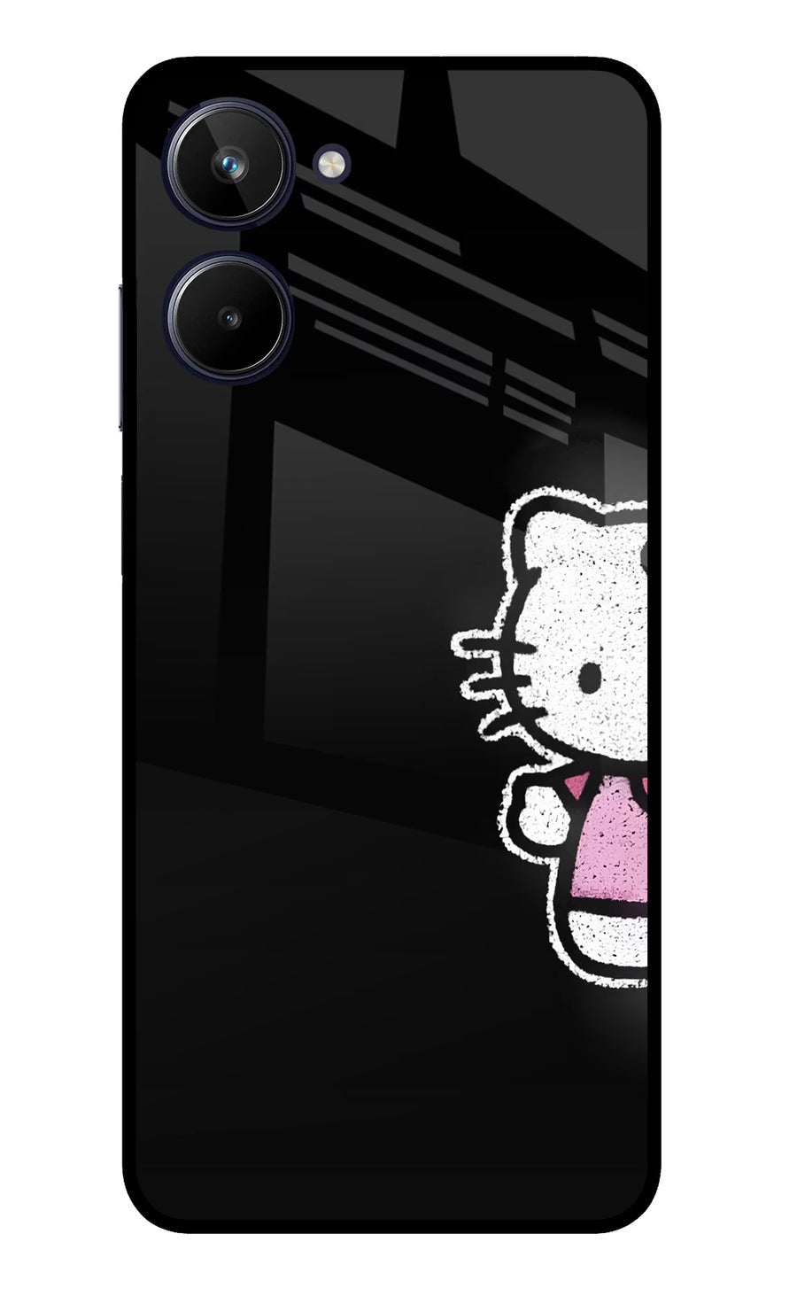 Kitty Charm Realme 10 Back Cover, Metal case