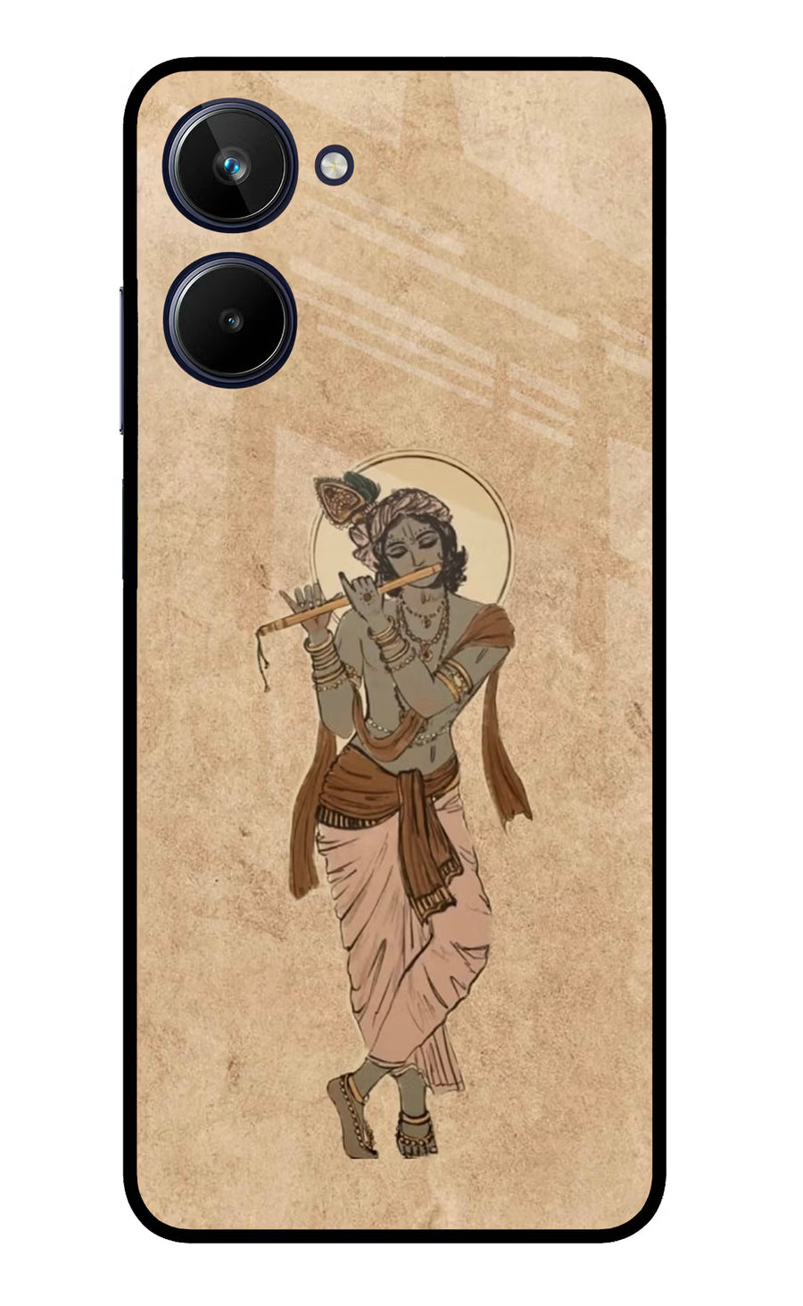 Krishna Realme 10 Back Cover, Metal case