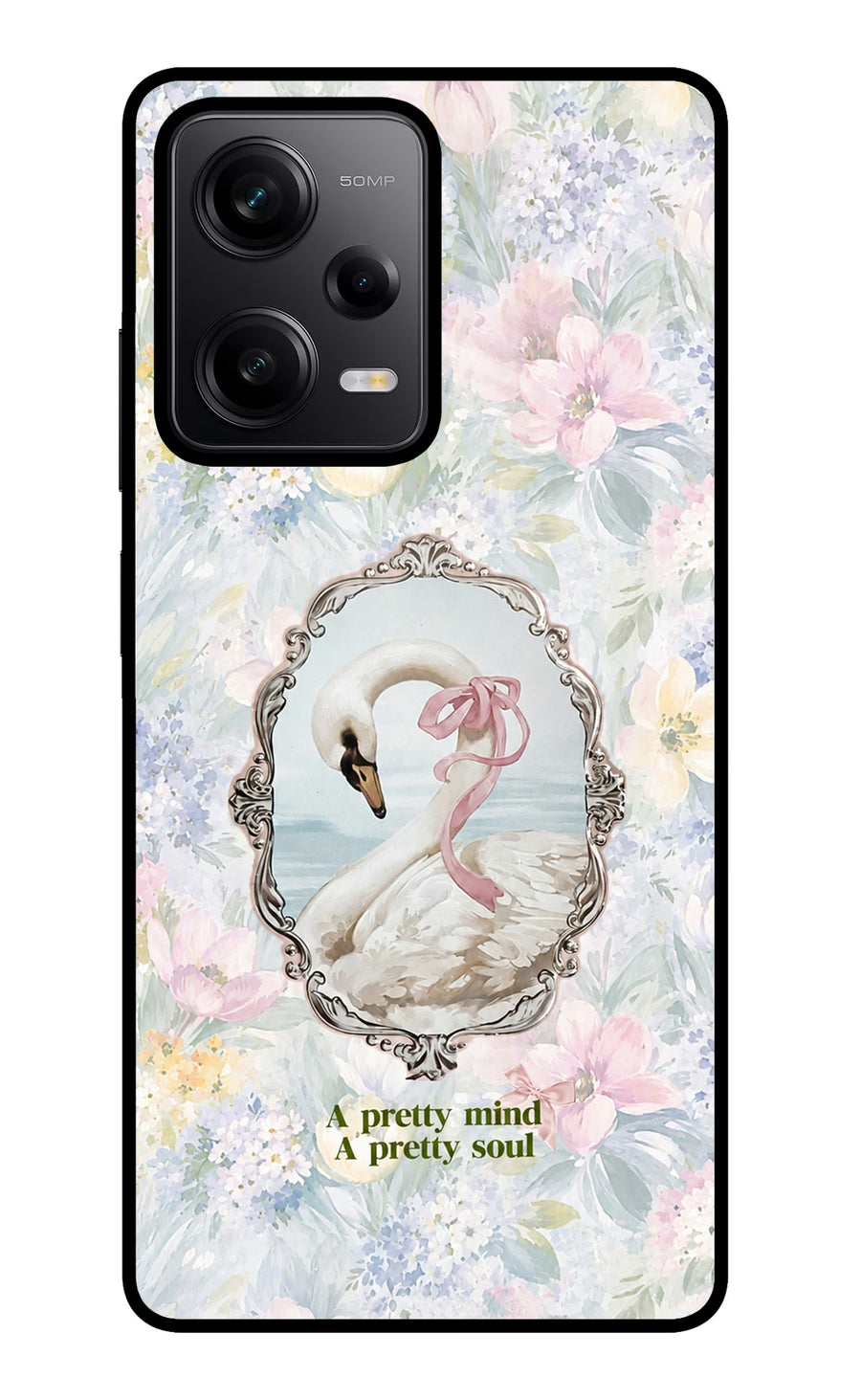 Pretty Mind Pretty Soul Poco X5 5G Back Cover, Metal case