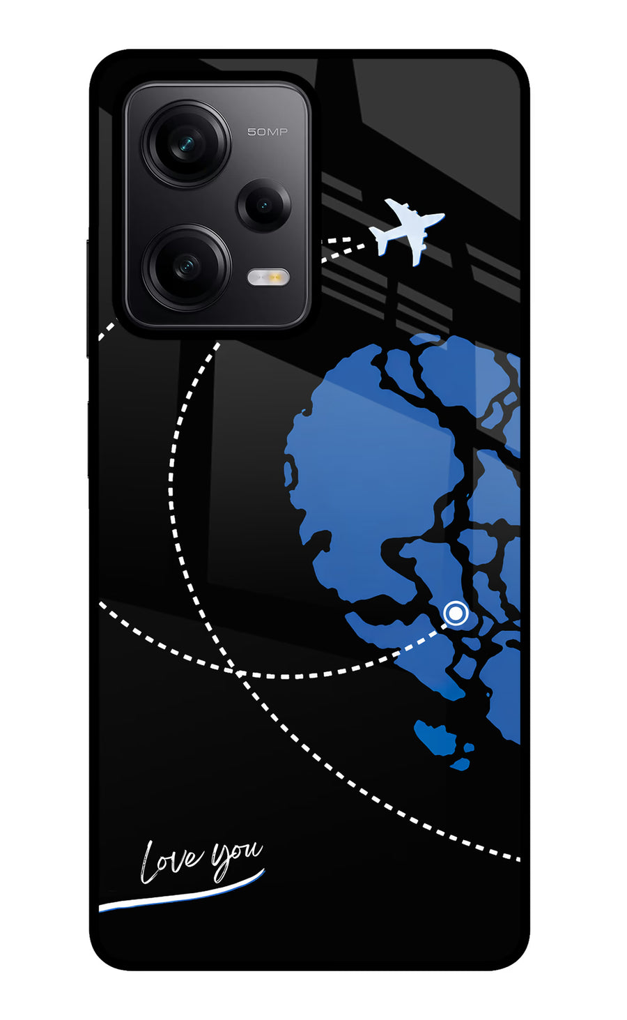 Love Orbit Poco X5 5G Back Cover, Metal case