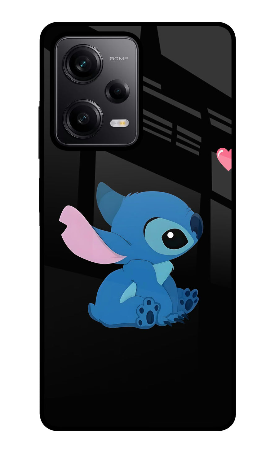 Stitch Crush Poco X5 5G Back Cover, Metal case