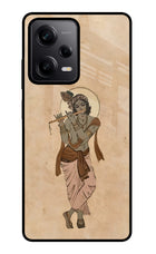 Krishna Poco X5 5G Metal Case Back Cover by Casekaro