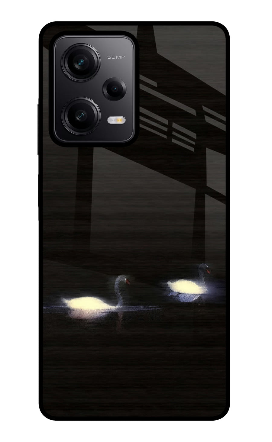 Silent Swans Poco X5 5G Back Cover, Metal case
