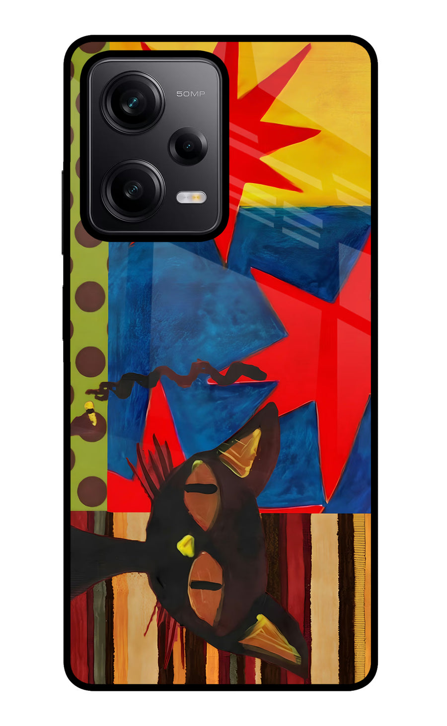 Pop Cat Poco X5 5G Back Cover, Metal case