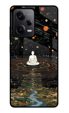 Space Monk Poco X5 5G Metal Case Back Cover by Casekaro