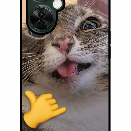 Silly Cat Call OnePlus Nord CE 3 Lite 5G Metal Case Back Cover by Casekaro