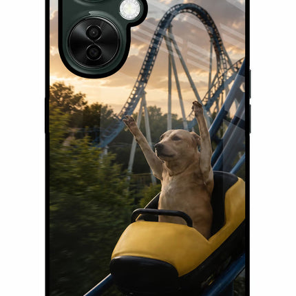 Rollercoaster Dog OnePlus Nord CE 3 Lite 5G Metal Case Back Cover by Casekaro