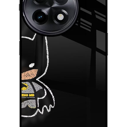 Bat Kitty OnePlus 11R Metal Case Back Cover by Casekaro