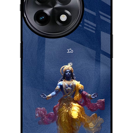 Cosmic Krishna OnePlus 11R Metal Case Back Cover by Casekaro