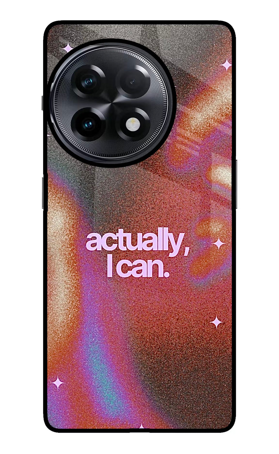 Pink Aura OnePlus 11R Back Cover, Metal case