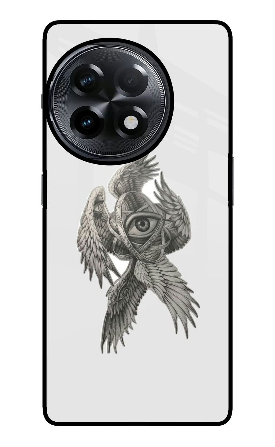 Accurate Angel OnePlus 11R Back Cover, Metal case