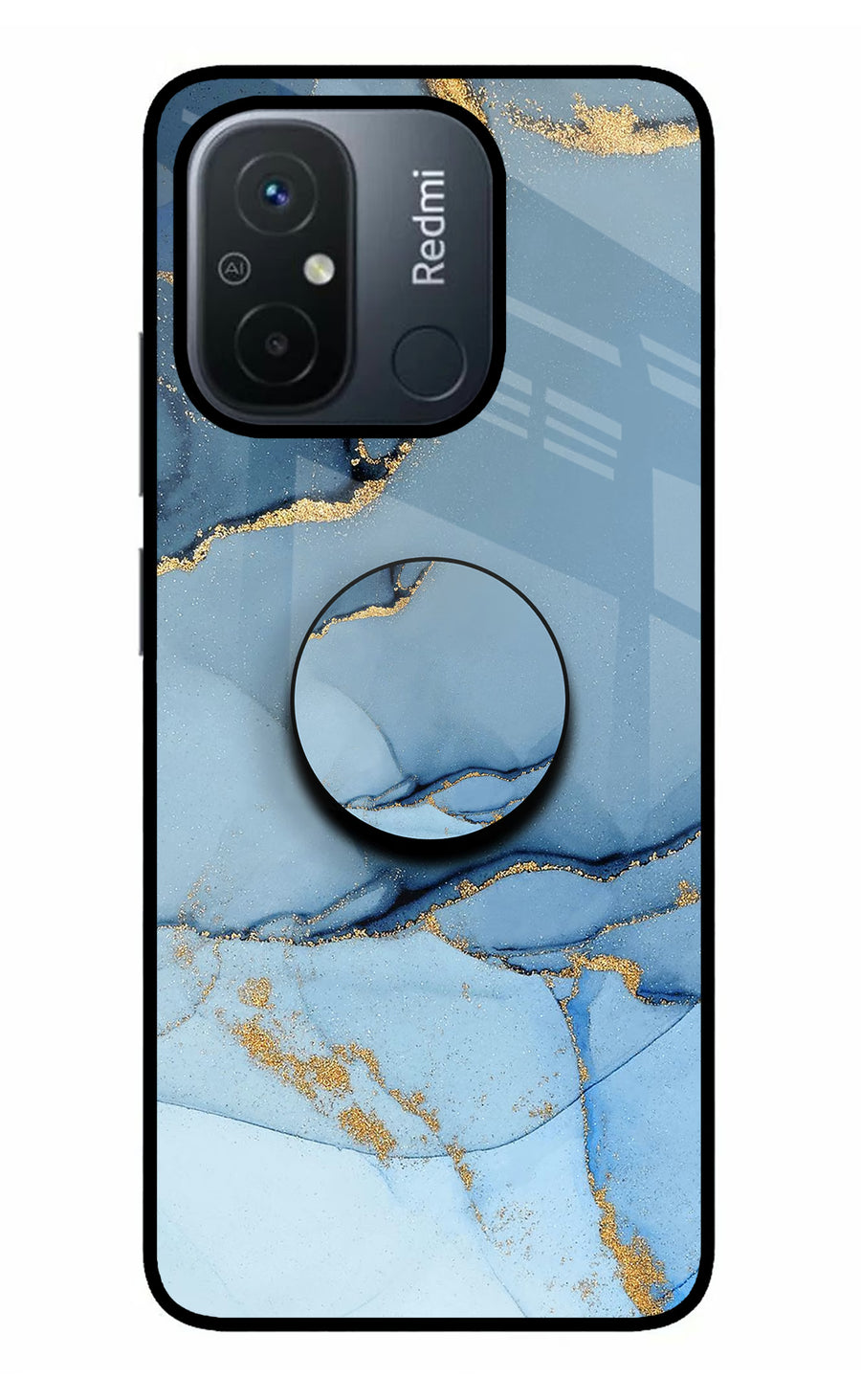 Blue Marble Redmi 12C Pop Case, Metal case