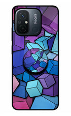 Cubic Abstract Redmi 12C Pop Case by Casekaro