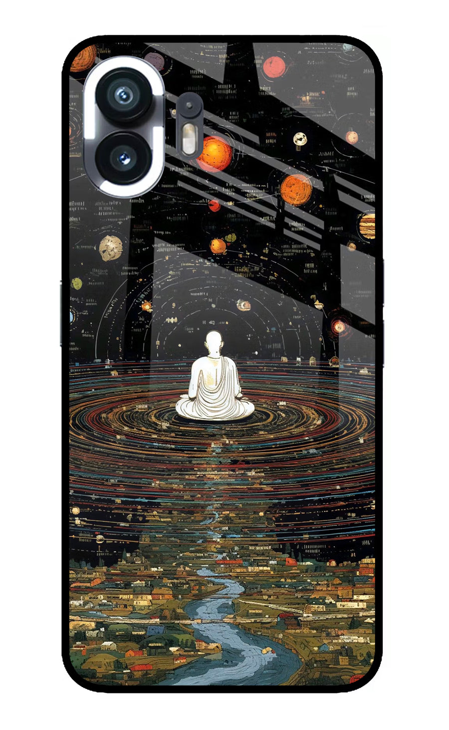 Space Monk Nothing Phone 2 Back Cover, Metal case