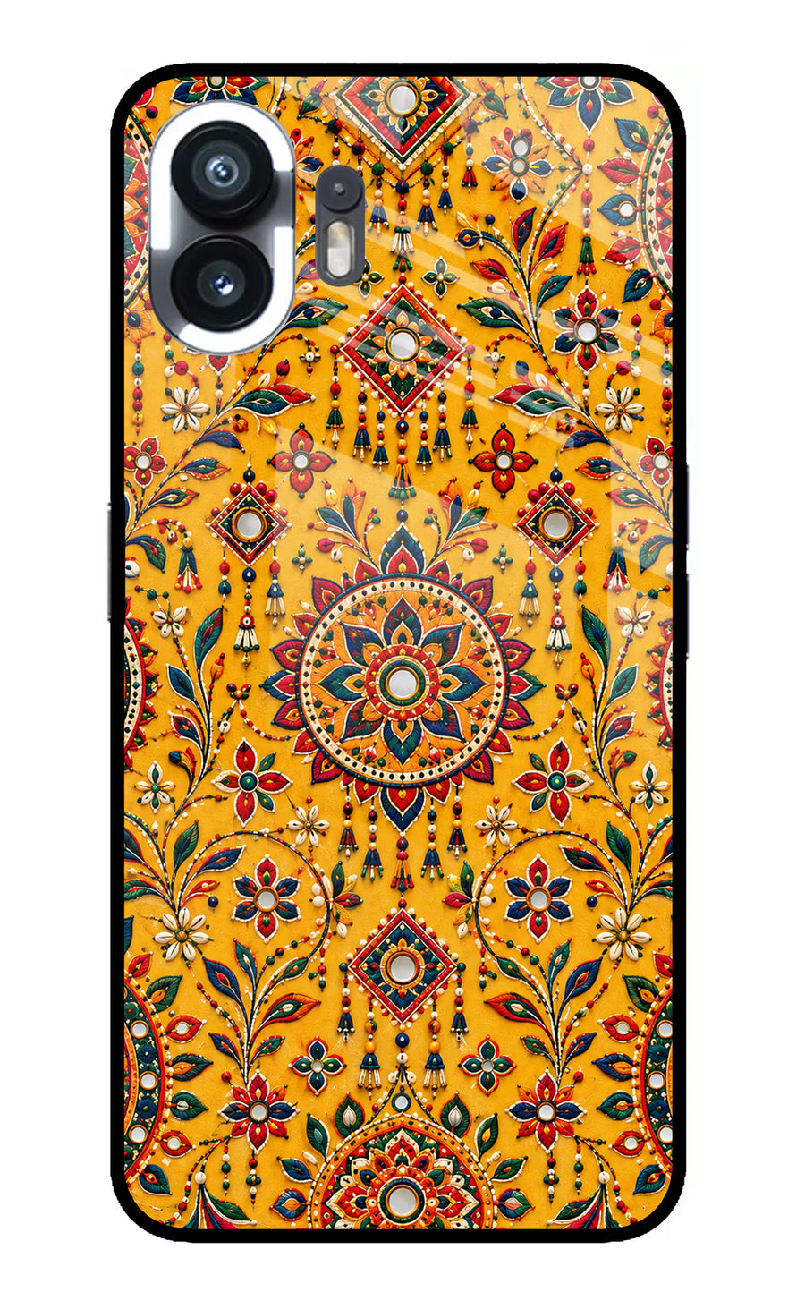 Sunlit Aura Nothing Phone 2 Back Cover, Metal case